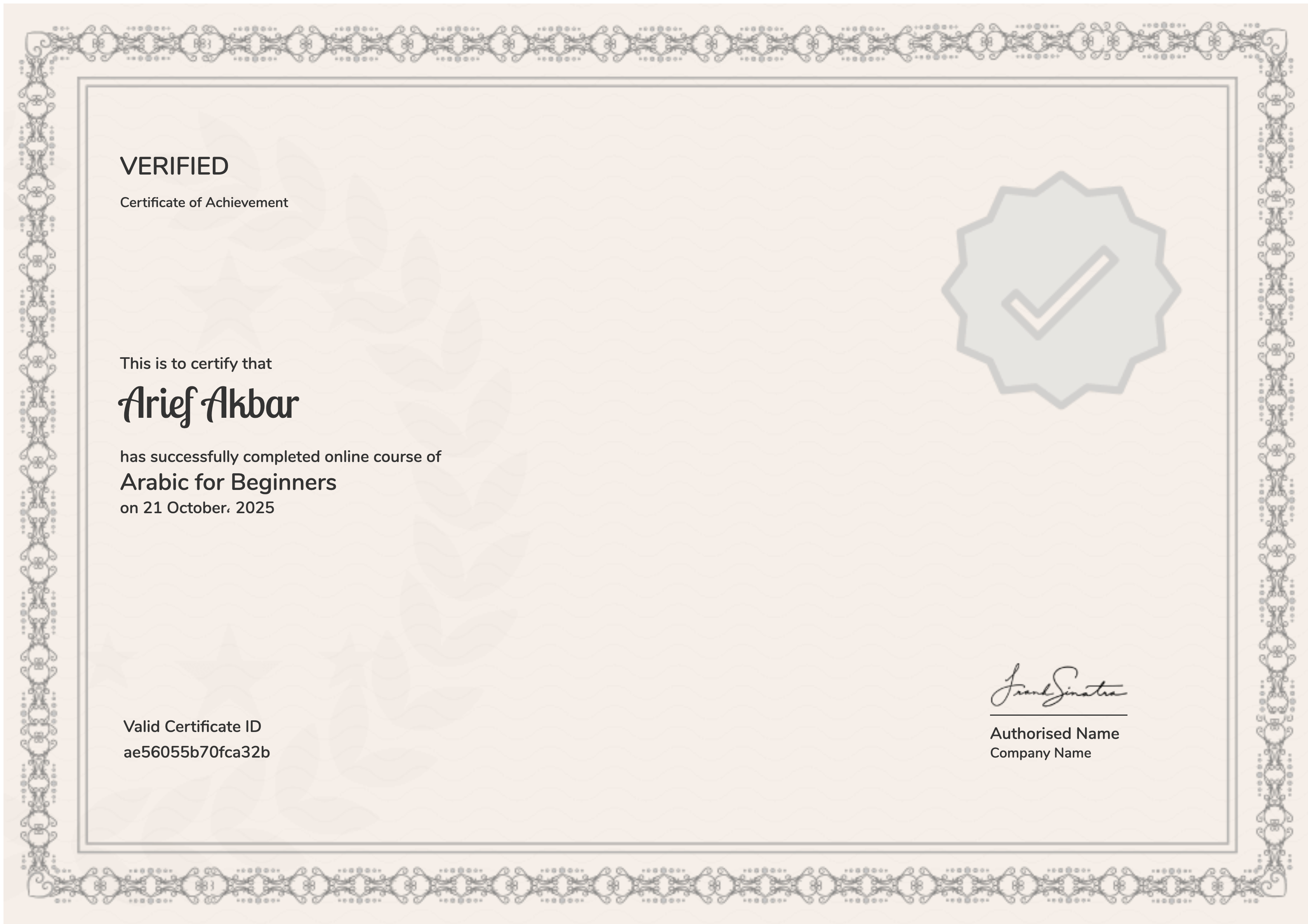 Arabic for Beginners